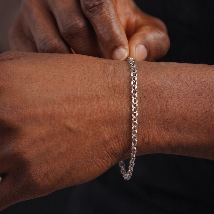O-link Bracelet Silver