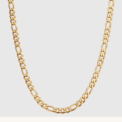 Gold 5mm Figaro Chain
