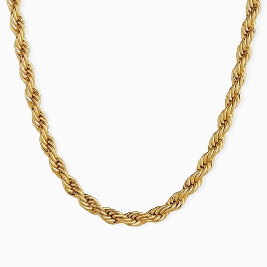 Gold 6mm Rope Chain