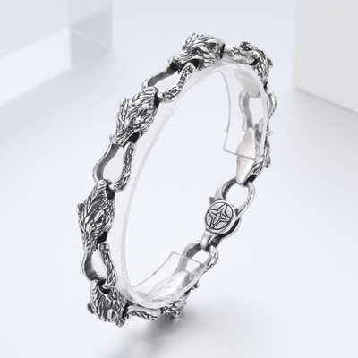 Skul Bracelet Iin Silver