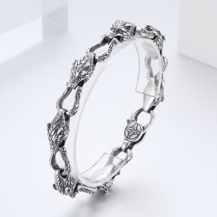 Skul Bracelet Iin Silver