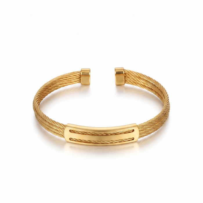 Acier Bracelet in Gold