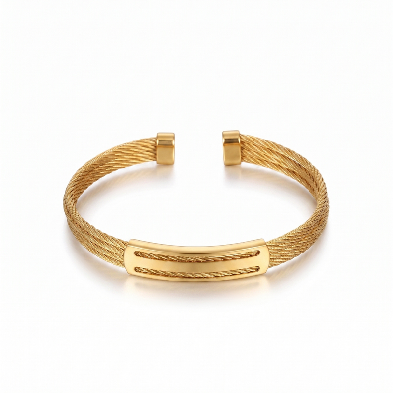 Acier Bracelet in Gold