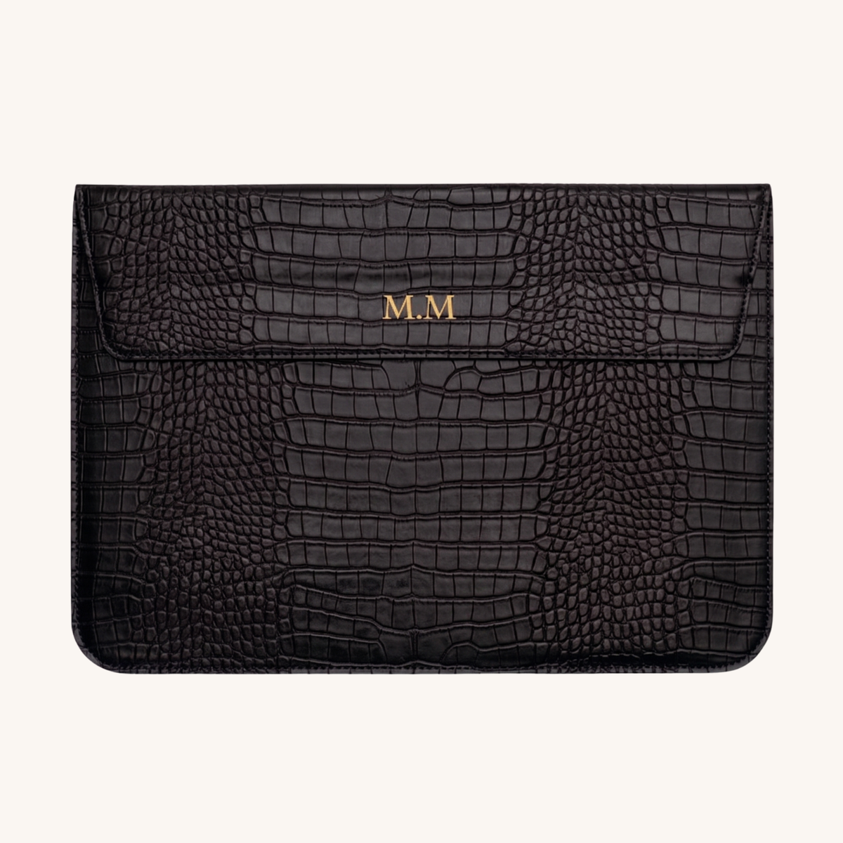 Croc Laptop sleeve in Black