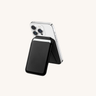 Slim Wallet & Phone stand in Black