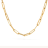 Gold Paper Clip Chain