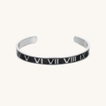 Roman Cuff Bracelet Silver