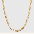 Gold 5mm Figaro Chain