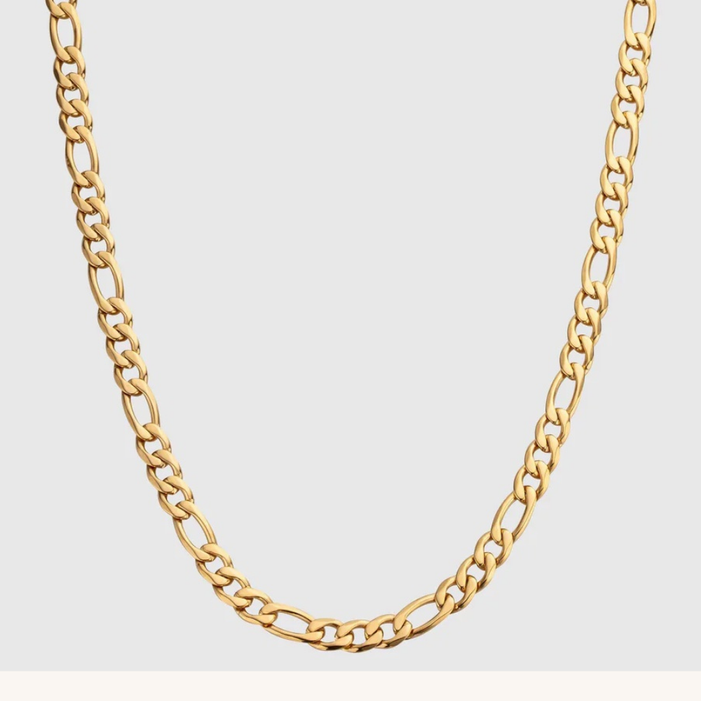 Gold 5mm Figaro Chain