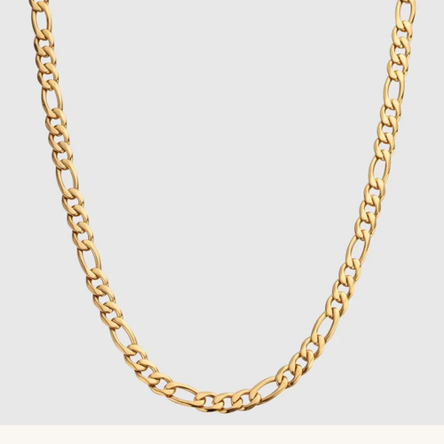 Gold 5mm Figaro Chain