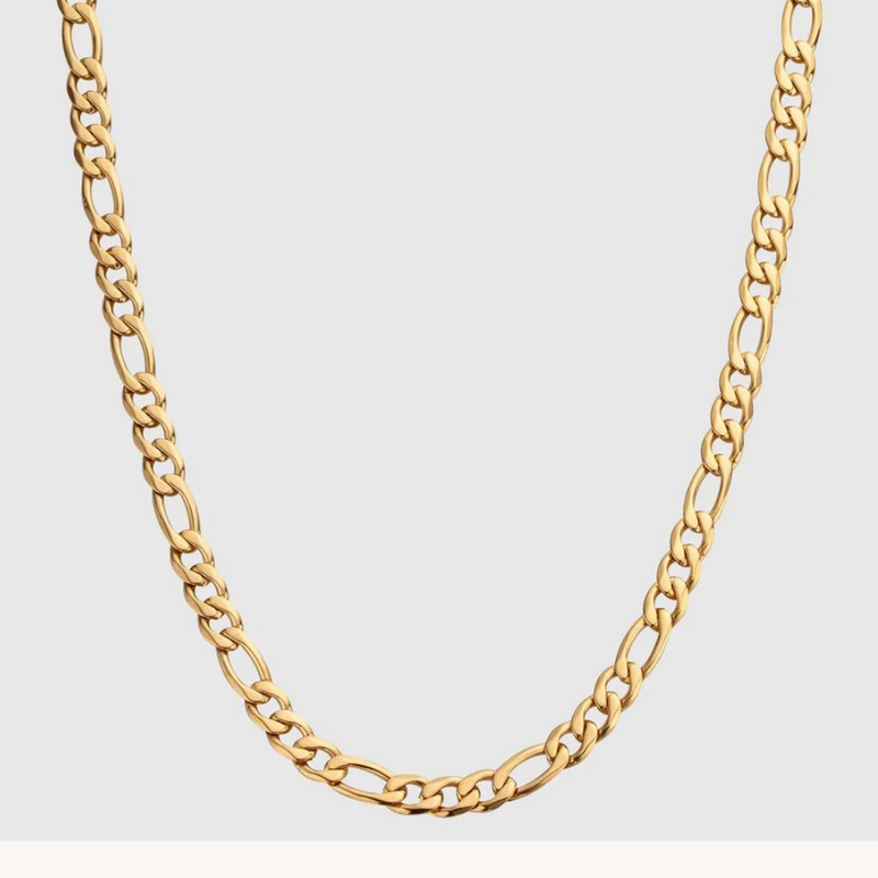 Gold 5mm Figaro Chain