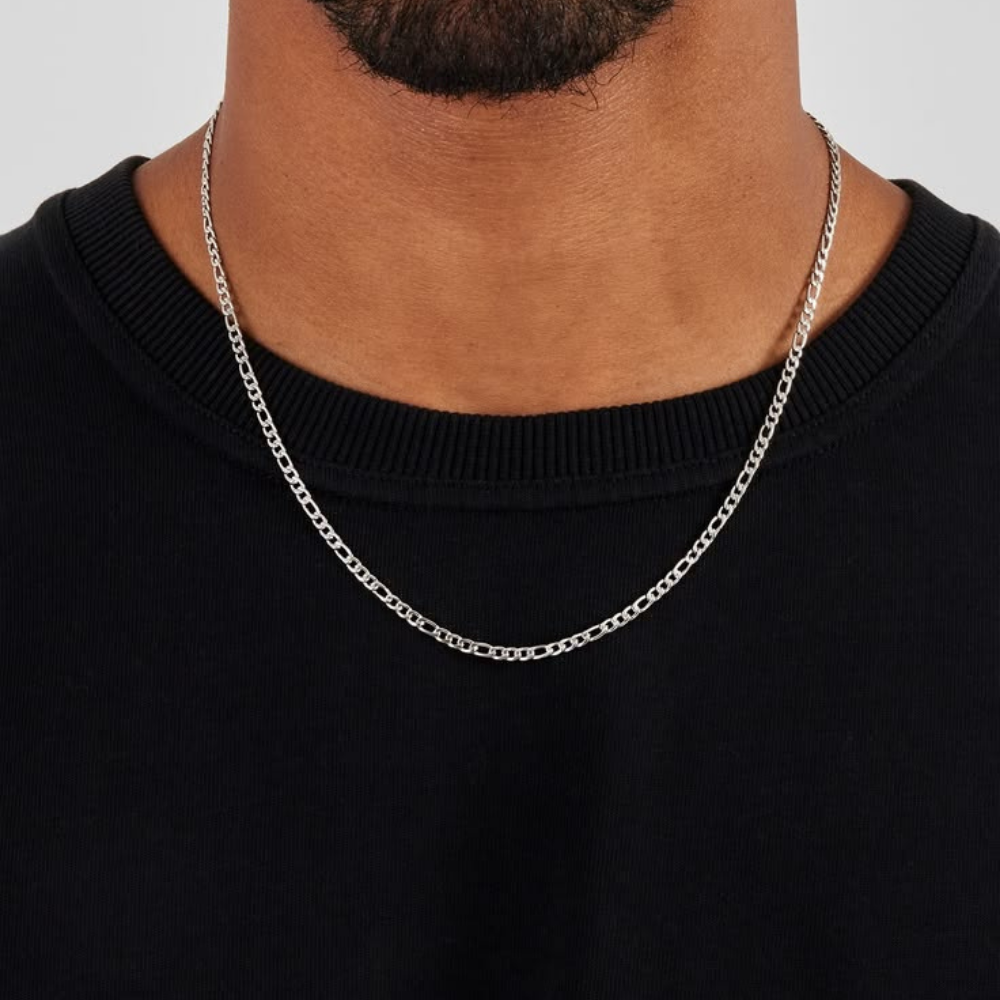 Silver 3mm Figaro Chain