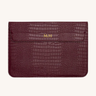 Croc Laptop sleeve in Wine