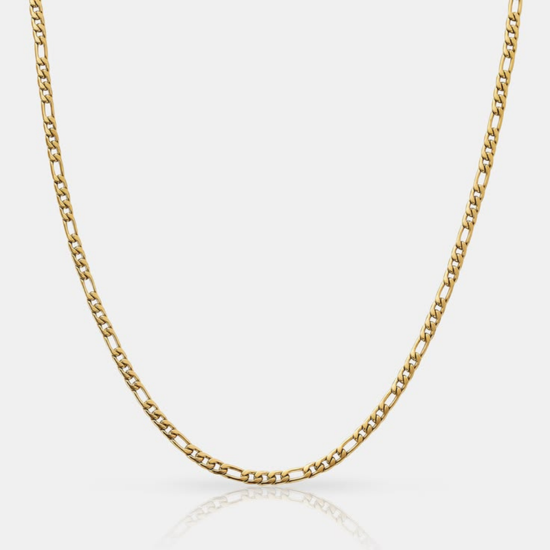 Gold 3mm Figaro Chain