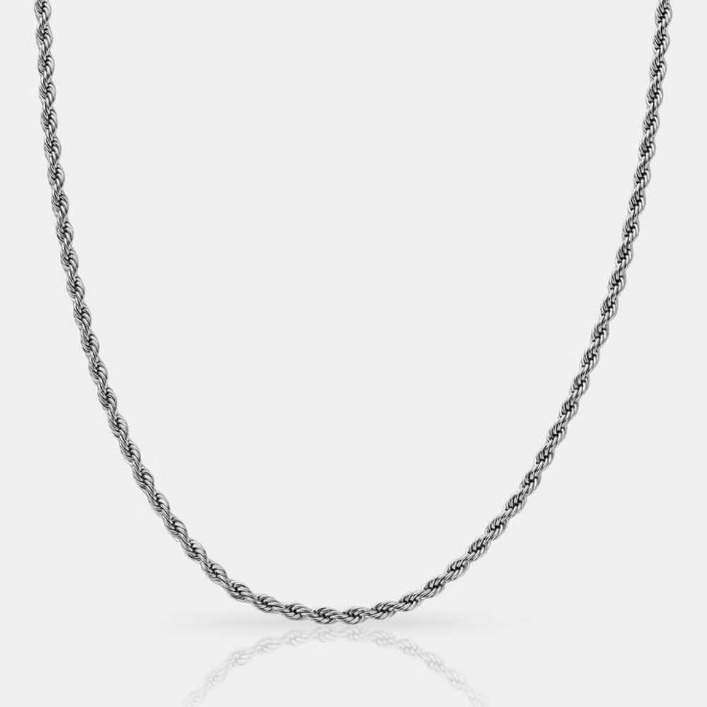Silver 3mm Rope Neckchain
