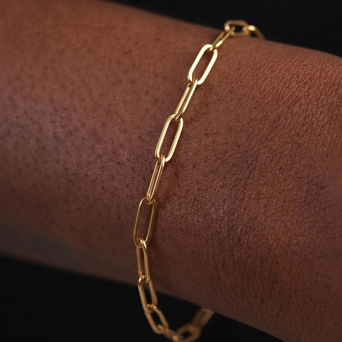 Paper Clip Bracelet 3mm