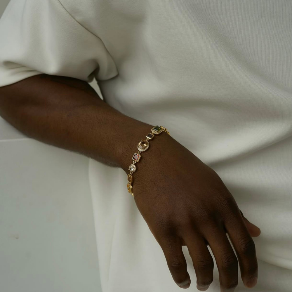 Gemstones Bracelet Gold