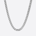 Silver 5mm Cuban Chain