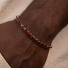 Rouge Tennis Gems Bracelet