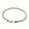 Silver 3mm Rope Bracelet