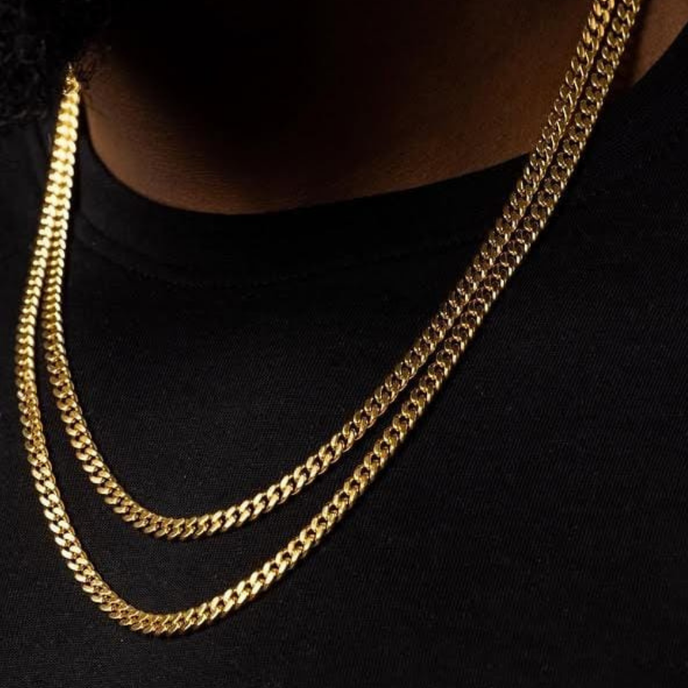 Gold 5mm Cuban Chain