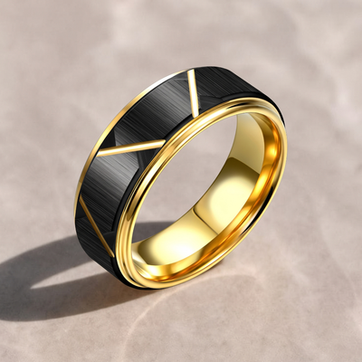 Aurel Prism Wedding Band
