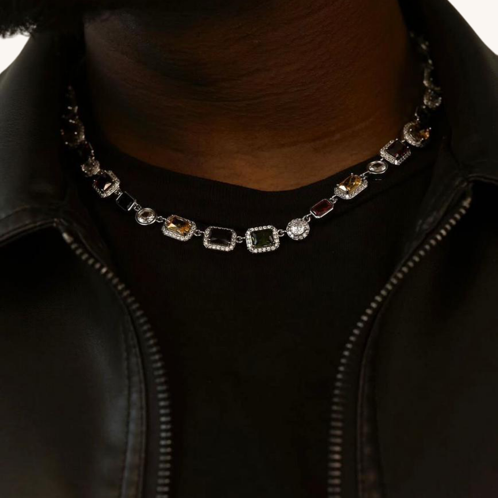 Gemstones Silver Set