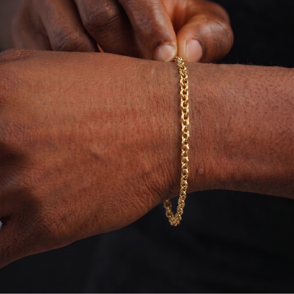 O-link Bracelet Gold